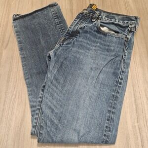 J.Crew 770 Straight Fit Jeans Japanese Kaihara Denim Blue Mens 34x32